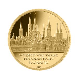 100€ Goldmünze 2007 Lübeck