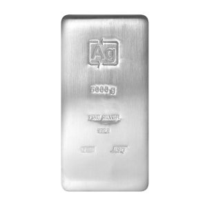 5 Kilogramm Silberbarren