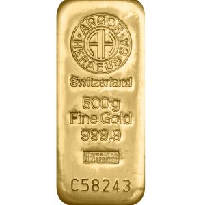 500 Gramm Goldbarren