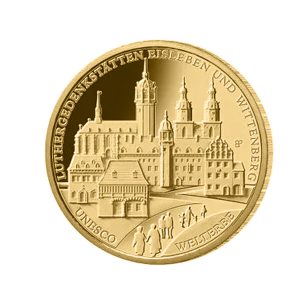 100€ Goldmünze 2017 Luthergedenkstätten