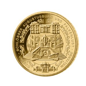 100€ Goldmünze 2018 Schlösser Brühl